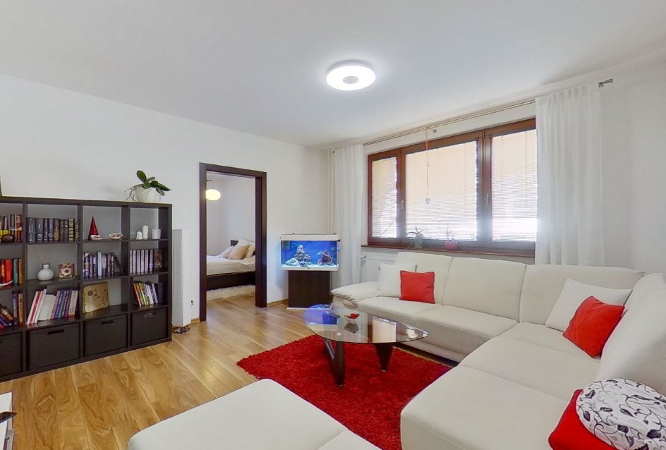 Obývacie 3-izbového bytu na  Borovej ulici v Žiline - Solinky